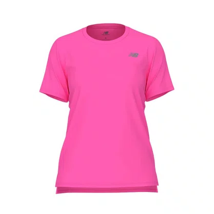 Camiseta New Balance M/C Sport Essentials Fem WT41222BR-AAB
