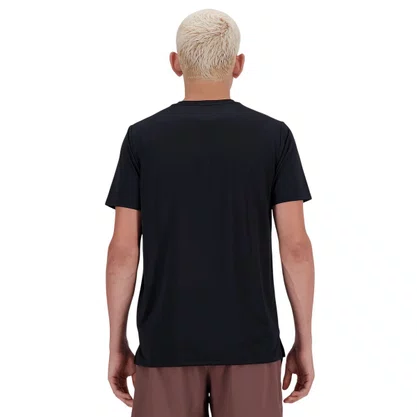 Camiseta New Balance M/C Sport Essentials Masc MT41222B-BK
