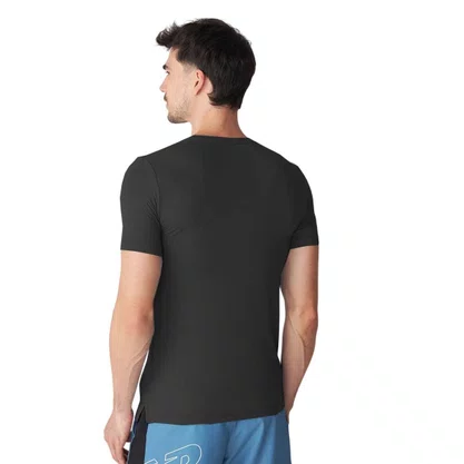 Camiseta New Balance M/C Sport Essentials Masc MT41222BR-BK
