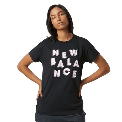 Camiseta New Balance Relentless Feminina BWT11191BKW