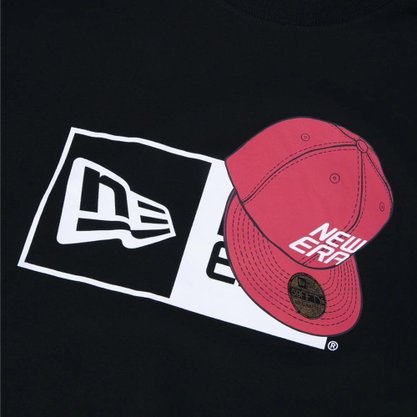 Camiseta New Era Core Cap Box Masculina NEI22TSH006-PT