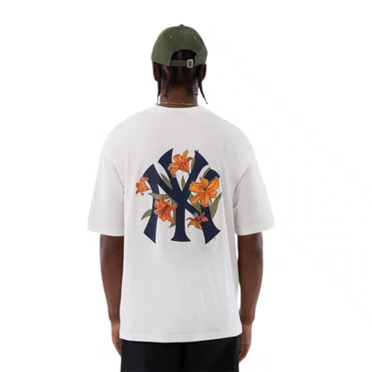 Camiseta New Era M/C Mlb Floral NY Yankees Masc 60856234-C001