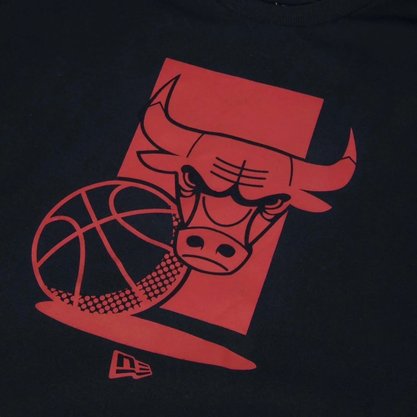 Camiseta New Era NBA Chicago Bulls Masculina NBI23TSH025