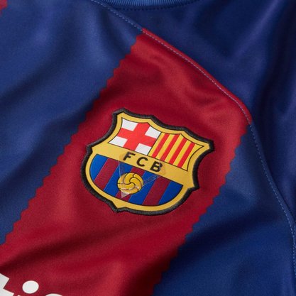 Camiseta Nike Barcelona I 23/24 Torcedor Masc DX2687-456