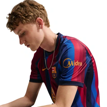 Camiseta Nike M/C Barcelona I 26/27 Torced Masc II1872-683