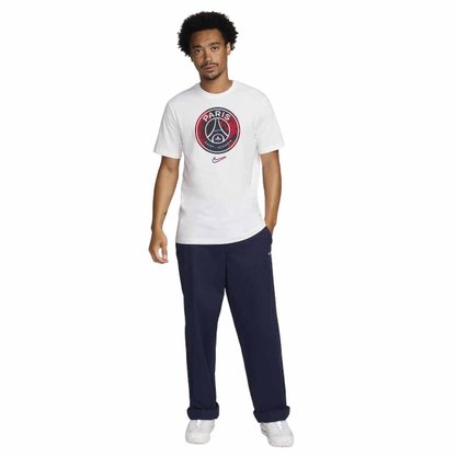 Camiseta Nike M/C Paris Saint-Germain Crest Masc FV8558-100