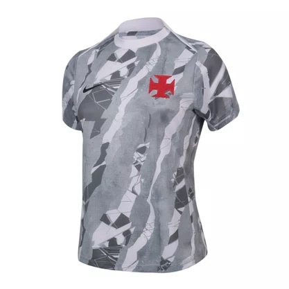Camiseta Nike M/C Vasco Pré Jogo 2026 Feminina A35354-100