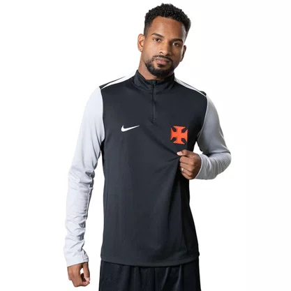 Camiseta Nike M/L Vasco Treino Quarter Zip Masc A35350-010