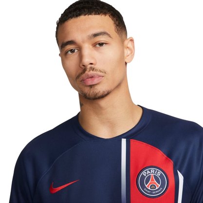 Camiseta Nike PSG I 23/24 Torcedor Masculina DX2694-411