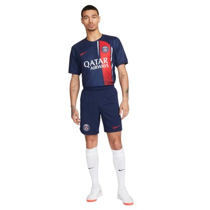 Camiseta Nike PSG I 23/24 Torcedor Masculina DX2694-411