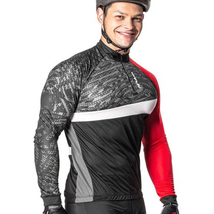 Camiseta Poker Ciclista Zip Parcial Fros Unissex 04233-PFVB
