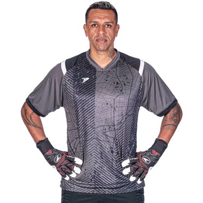 Camiseta Poker M/C Goleiro Sublimada Kraft Masc 04386-CPB