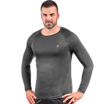 Camiseta Poker M/L Fator de Proteção UV 50+ Masc 04422-CH