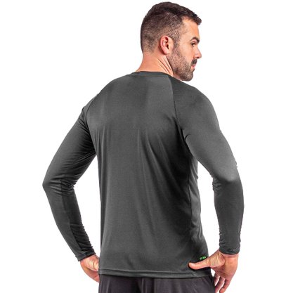 Camiseta Poker M/L Fator de Proteção UV 50+ Masc 04422-CH