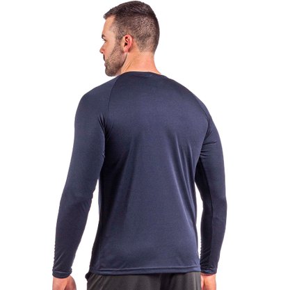 Camiseta Poker M/L Fator de Proteção UV 50+ Masc 04422-MR