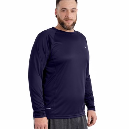 Camiseta Poker M/L Fator de Proteção UV 50+ Masc 04427-MR