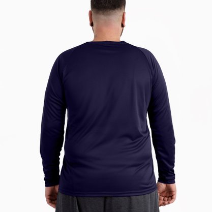 Camiseta Poker M/L Fator de Proteção UV 50+ Masc 04427-MR