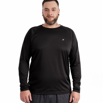 Camiseta Poker M/L Fator de Proteção UV 50+ Masc 04427-PT