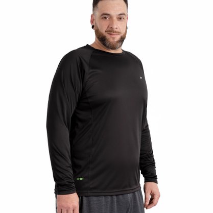 Camiseta Poker M/L Fator de Proteção UV 50+ Masc 04427-PT