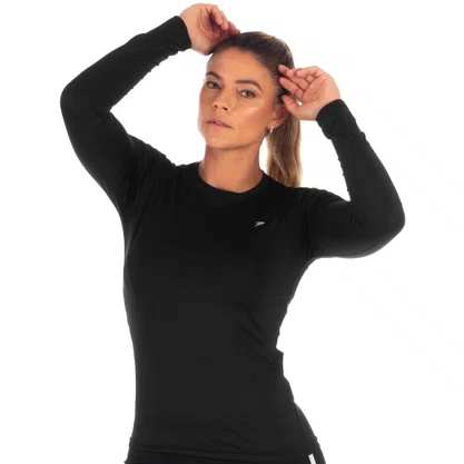 Camiseta Poker M/L Térmica Skin New Feminino 04499-PT