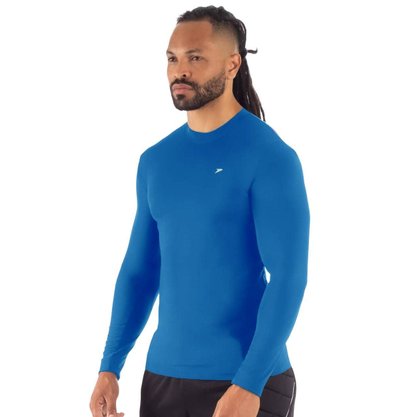 Camiseta Poker M/L Térmica Skin New Masculina 04498-AZR