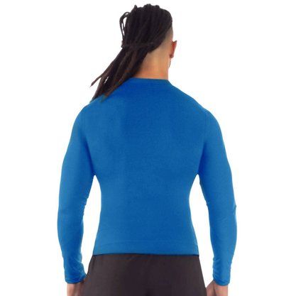 Camiseta Poker M/L Térmica Skin New Masculina 04498-AZR