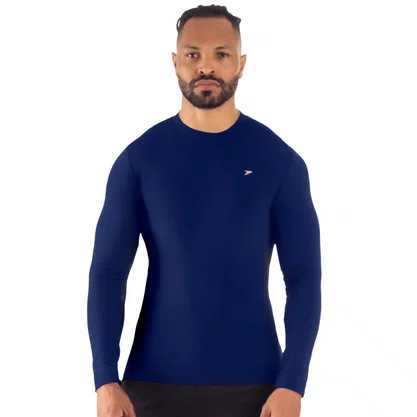 Camiseta Poker M/L Térmica Skin New Masculina 04498-MR