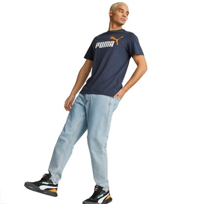 Camiseta Puma Ess+ 2 Logo Masculina 586759-15