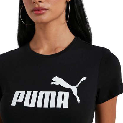 Camiseta Puma Ess Logo Feminina 586774-01