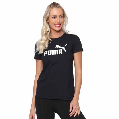 Camiseta Puma Ess Logo Feminina 680768-01