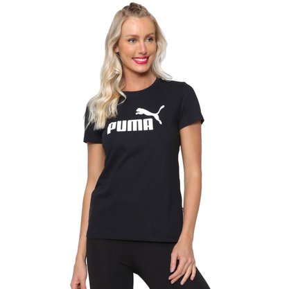 Camiseta Puma Essentials Logo Feminina 521185-01
