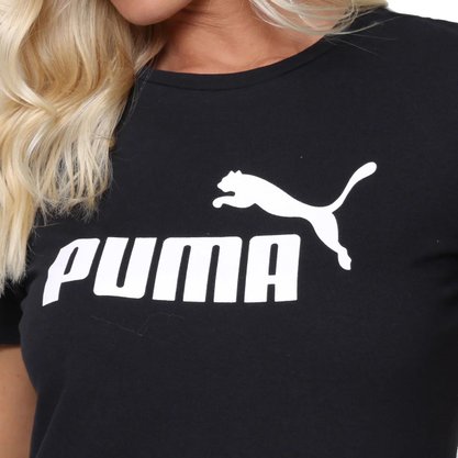 Camiseta Puma Essentials Logo Feminina 521185-01