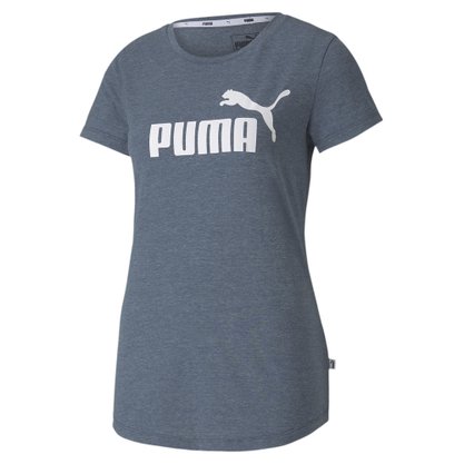 Camiseta Puma Essentials Logo Heather Feminina 852127-43