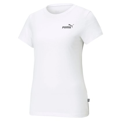 Camiseta Puma Essentials Small Logo Tee Feminina 586776-02