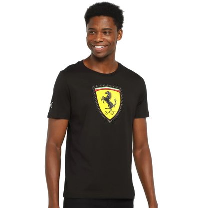 Camiseta Puma Ferrari Shield Masculina 533753-01