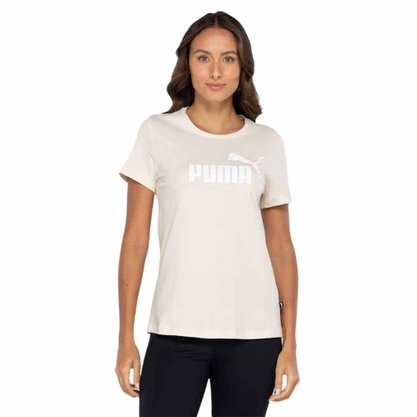 Camiseta Puma M/C Essentials Logo Feminina 684370-09
