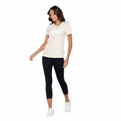 Camiseta Puma M/C Essentials Logo Feminina 684370-09