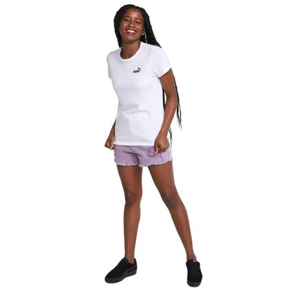 Camiseta Puma M/C Essentials Small Logo Feminina 684374-02