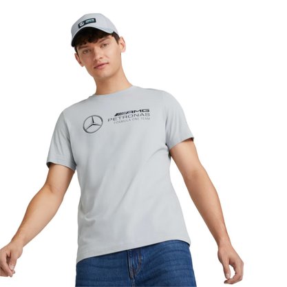 Camiseta Puma M/C Mercedes-AMG Ess Logo Masculina 536447-02