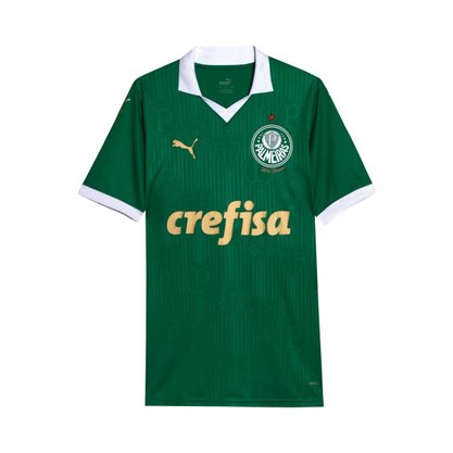 Camiseta Puma M/C Palmeiras I 24 Masculina 777271-01