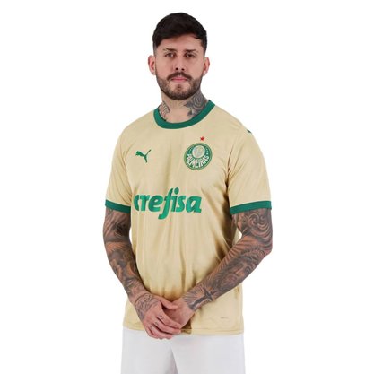 Camiseta Puma M/C Palmeiras III 24 Masculina 780968-01