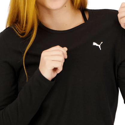 Camiseta Puma M/L Essentials Feminina 586782-51