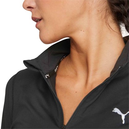 Camiseta Puma M/L Run Favorite Zip Feminina 523170-01