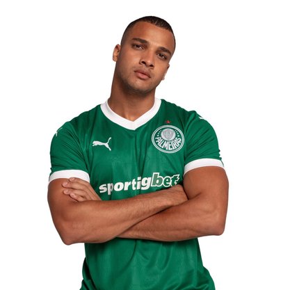 Camiseta Puma Palmeiras Torcedor I 25 Masculina 782426-01