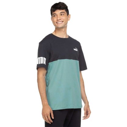Camiseta Puma Power Colorblock Masculina 671523-04