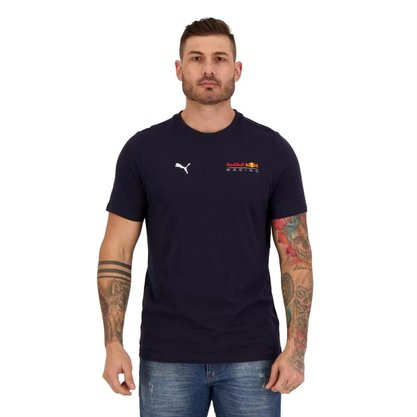 Camiseta Puma Red Bull Racing Logo Masculina 536528-01