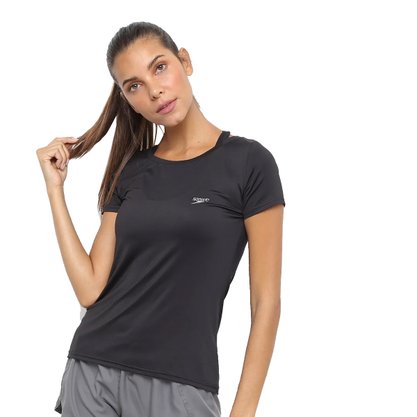 Camiseta Speedo Basic Stretch Feminina 071696-180