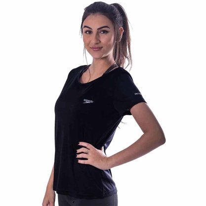 Camiseta Speedo Interlock Canoa Feminina 071687-180