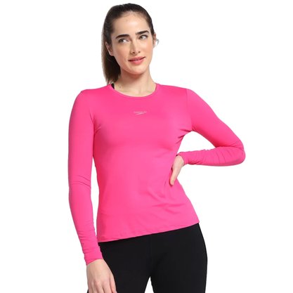 Camiseta Speedo Manga Longa UV Protecion Feminina 071715-061