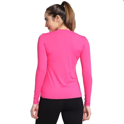 Camiseta Speedo Manga Longa UV Protecion Feminina 071715-061